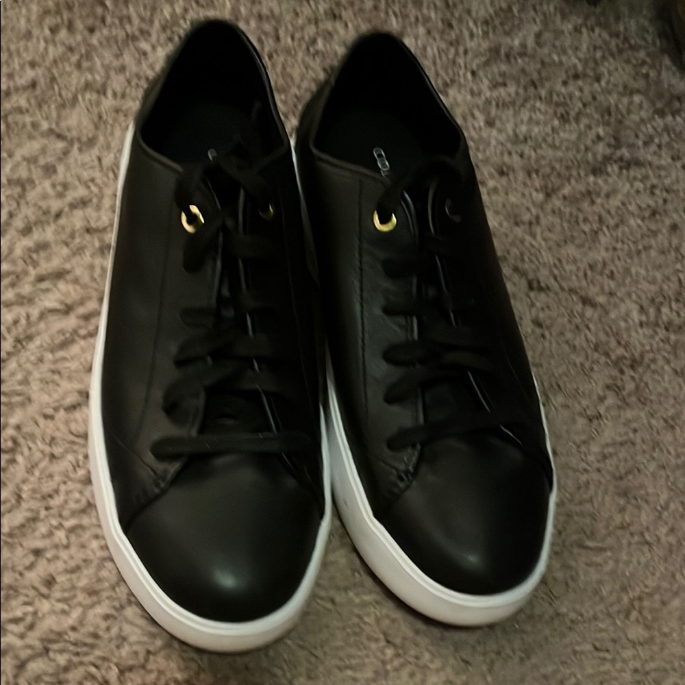 Cole Haan Black and White Sneakers Sleek Minimalist Design